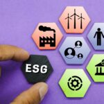 ESG na indústria de etiquetas cabtec blog ícones em madeira sobre boas práticas