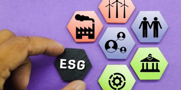 ESG na indústria de etiquetas cabtec blog ícones em madeira sobre boas práticas